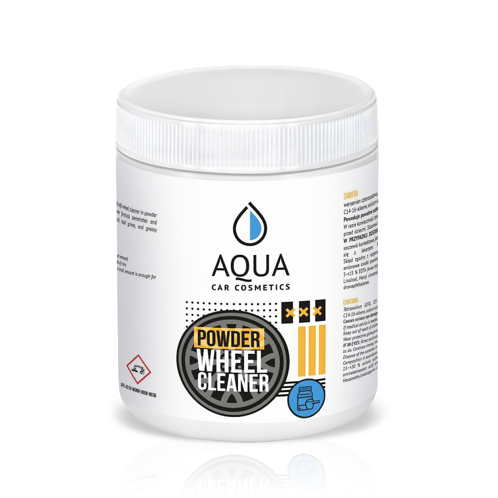 powder-wheel-cleaner Powder Wheel Cleaner - skuteczny i bezpieczny proszek do czyszczenia felg, opracowany specjalnie do usuwania najbardziej uciążliwych zabrudzeń powstających w codziennej eksploatacji.