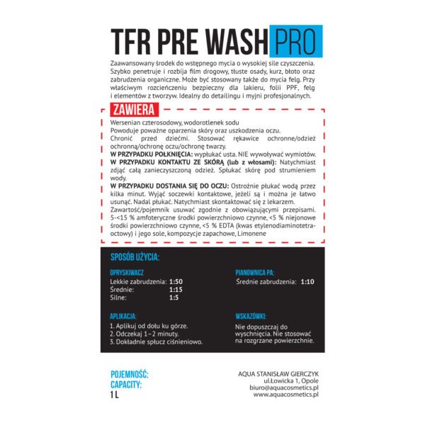 TFR Pre Wash PRO